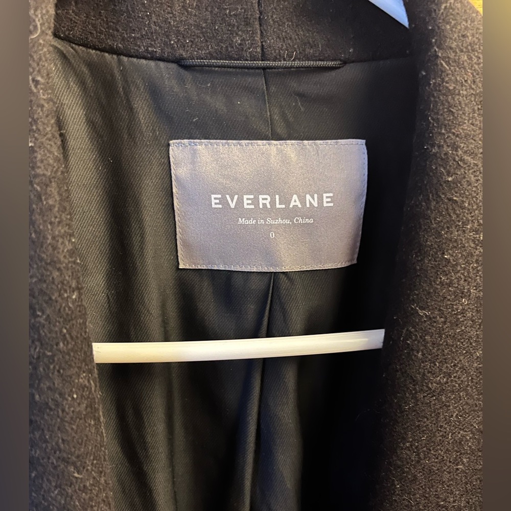 Everlane Wrapped Belt Wool Coat View 6